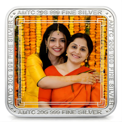 AMTC BIS Hallmarked Personalised Mother's Day Silver Coin 999 Pure