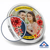 BIS Hallmarked Newly Married Anniversary Silver Coin 10GM 15GM 20GM 50GM 100GM.