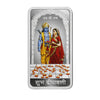 AMTC BIS Hallmarked Subh Diwali Sita Ram 999 Pure Silver Bar.
