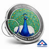 BIS Hallmarked Peacock Silver Coin 10GM 15GM 20GM 50GM 100GM.