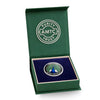 Premium Peacock Design 999 Pure Silver Coin by AMTC Coin.