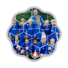 BIS Hallmarked Personalised Flower Shape Silver Coin Annual Football Club Tournament gift for Player 999 Pure