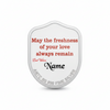 Romantic Couple Photo Personalised Silver Medal by AMTC Coin.