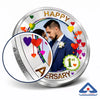 BIS Hallmarked Personalized Anniversary Silver Coin.