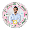 AMTC BIS Hallmarked Personalised Employee of the Month 999 Pure Silver Round Coin.