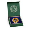 Personalized Flower Shape Silver Coin for Birthday Anniversary.