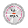 January Wedding Anniversary Silver Coin with Couple Photo.