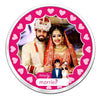 Personalised Wedding Gift Silver Coin with Couple Photo
