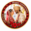 AMTC personalised November marriage anniversary silver coin