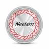 Happy Raksha Bandhan Silver Coin with Names.