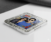 BIS Hallmarked 999 Pure Anniversary Silver Coin with Couple Photo.