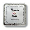 Romantic Couple Anniversary Silver Coin by AMTC Coin.