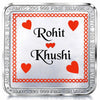 Personalised Wedding Silver Coin with Couple Photo and Wedding Date.