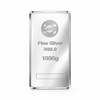 AMTC BIS Hallmarked Design 999 Pure Silver Bar